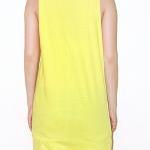 Smiley Face Yellow Singlet Tank Top Tunic Vest..